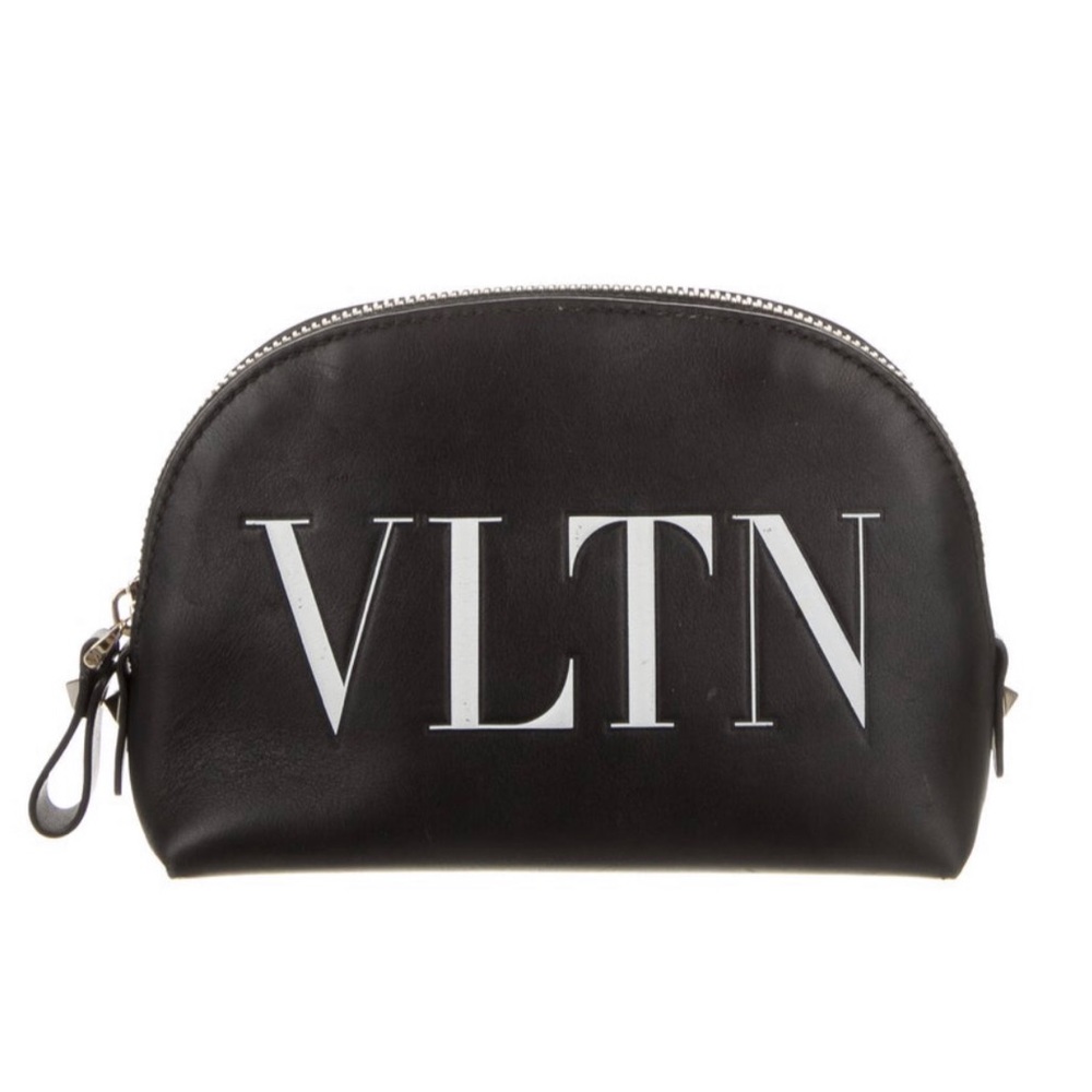Valentino Leather Cosmetic Bag - Picture 2 of 12